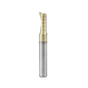 Amana - A51402-Z Solid Carbide CNC Spiral 'O' Flute, Aluminum Cutting 1/4 Dia x 5/8 x 1/4 Shank Up-Cut ZrN Coated Router Bit