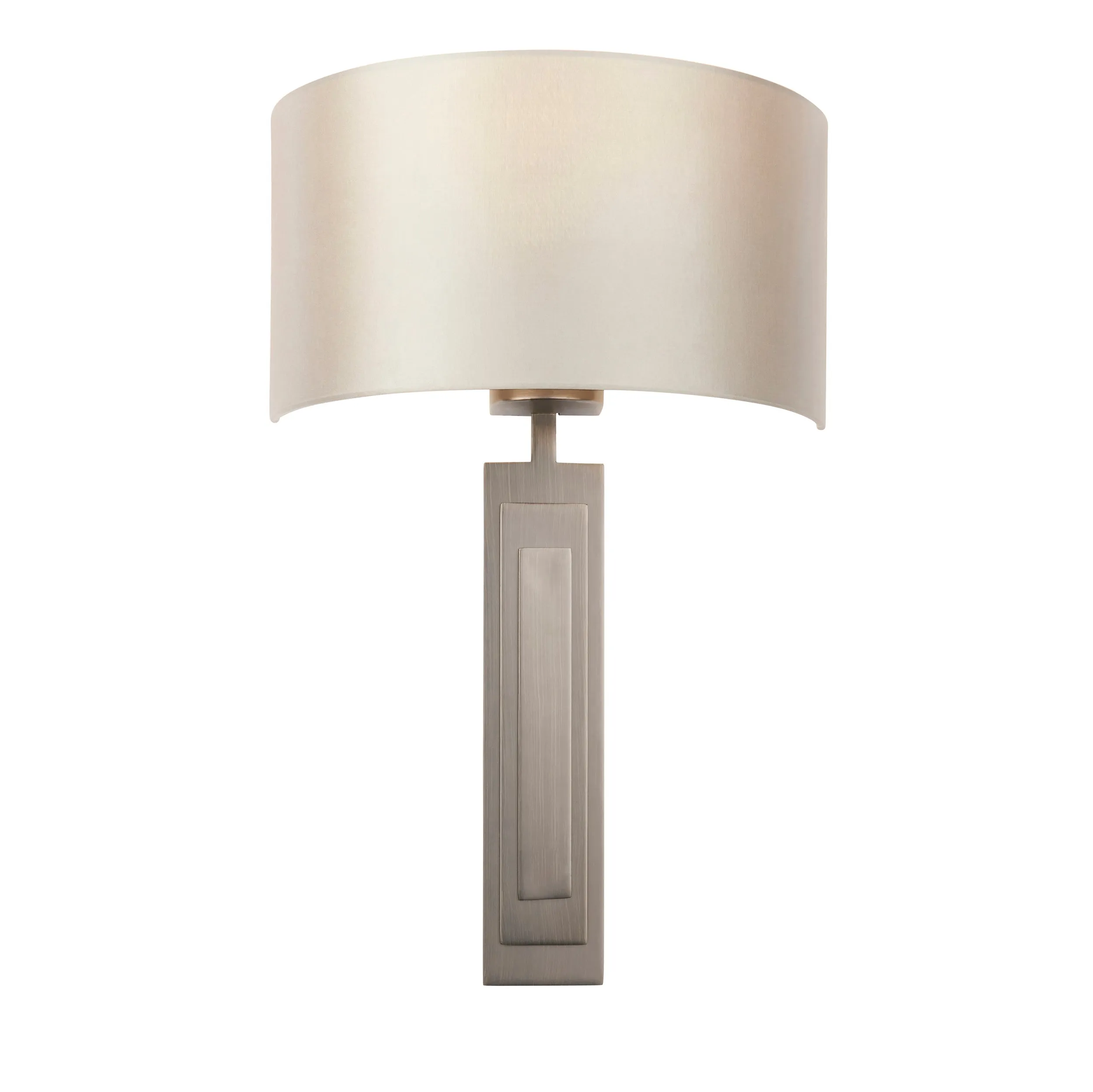 Amos Quadrat Wall Light Brushed Bronze & Mink