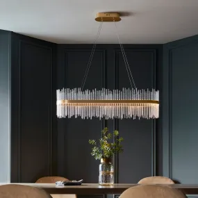 Amos Vanburgh Bar Chandelier Brushed Gold