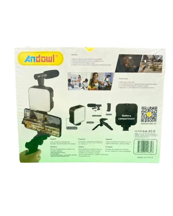 ANDOWL Live Video Microphone Package