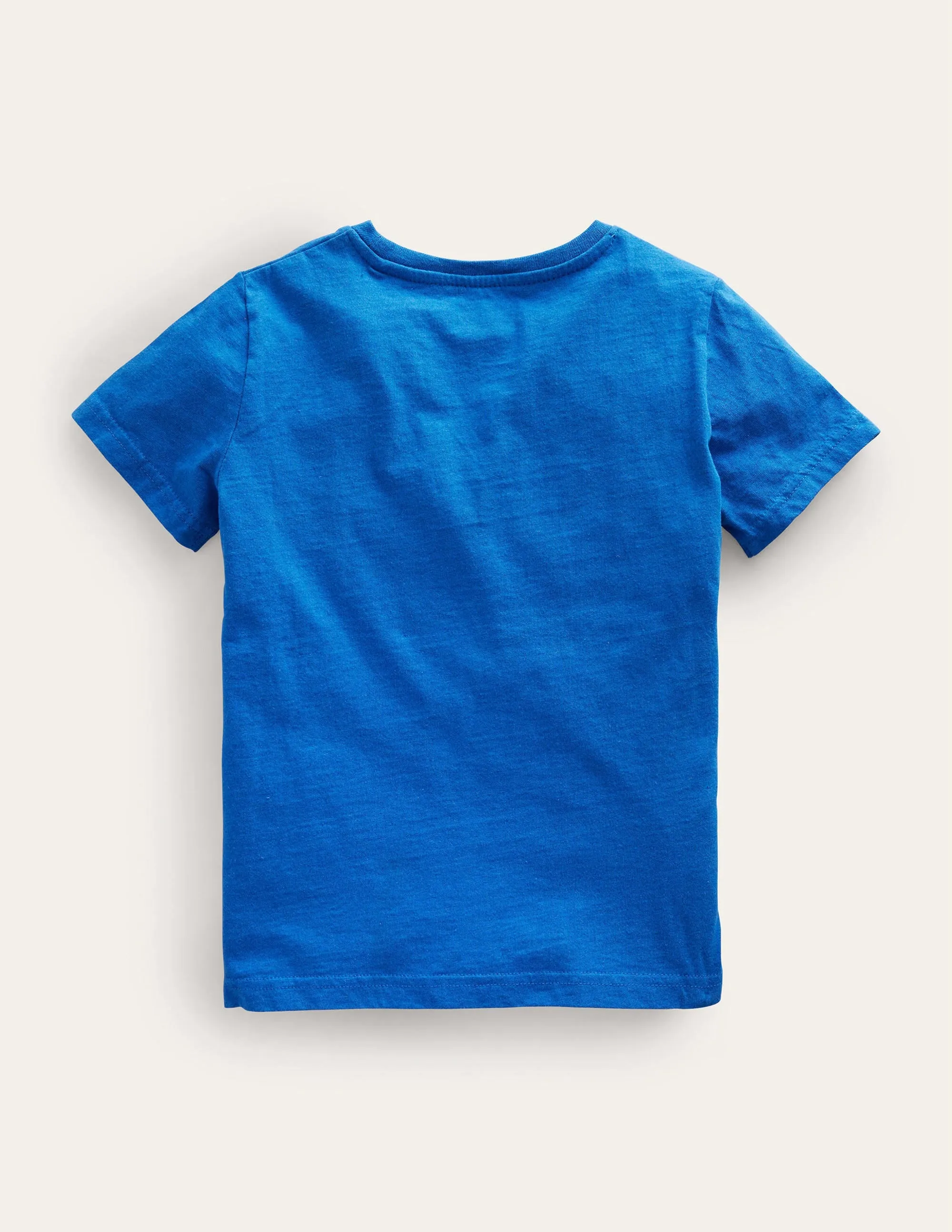 Appliqué T-shirt-Brilliant Blue Tiger Claw