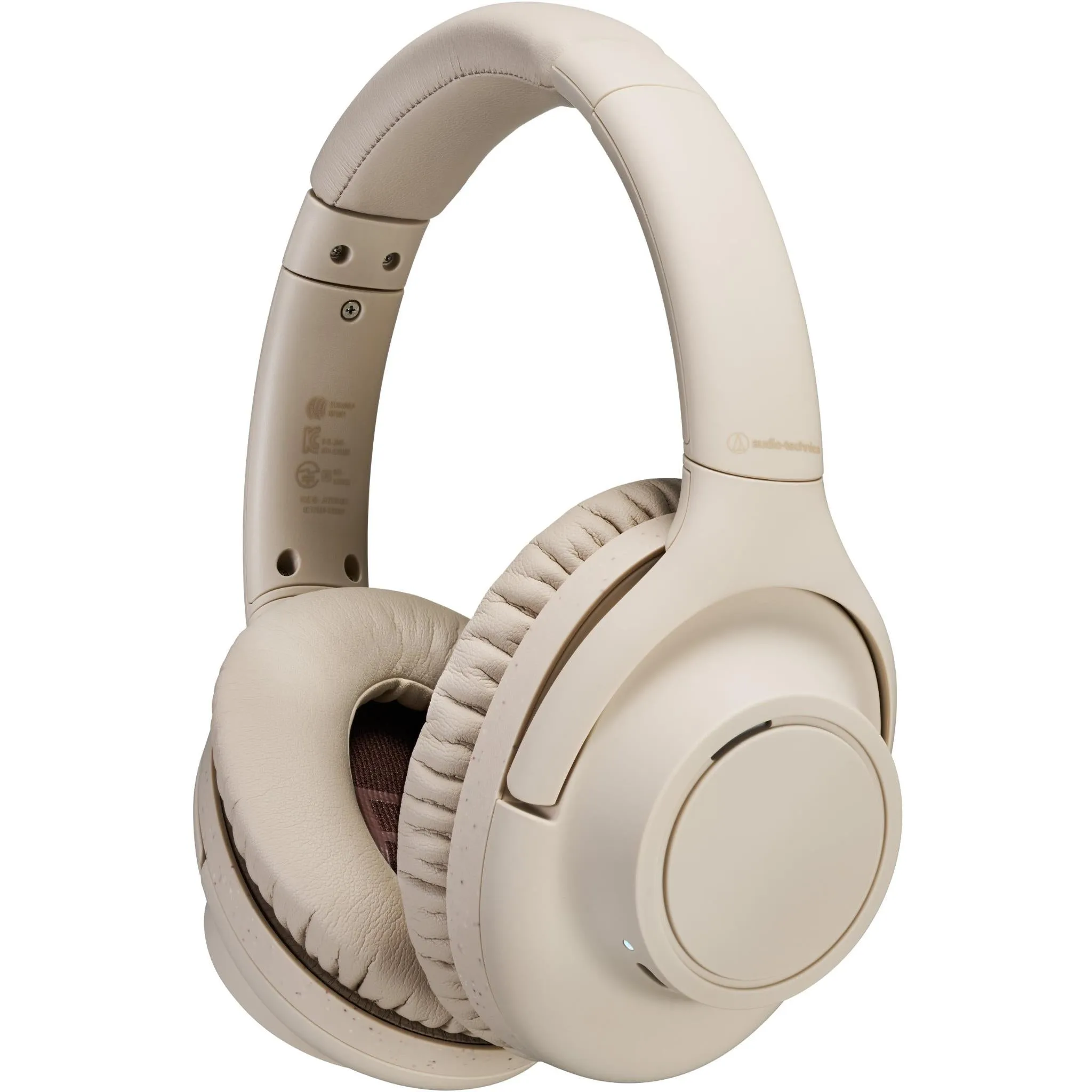 Audio Technica ATH-S300BT Wireless Noise-Cancelling Over-Ear Headphones (Beige)