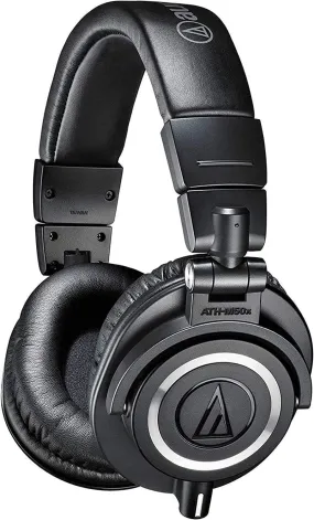 Audio-Technica M50x Professional Monitor Headphones - Black