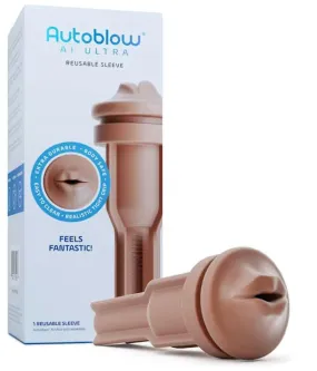 Autoblow AI Ultra Mouth Sleeve - Brown