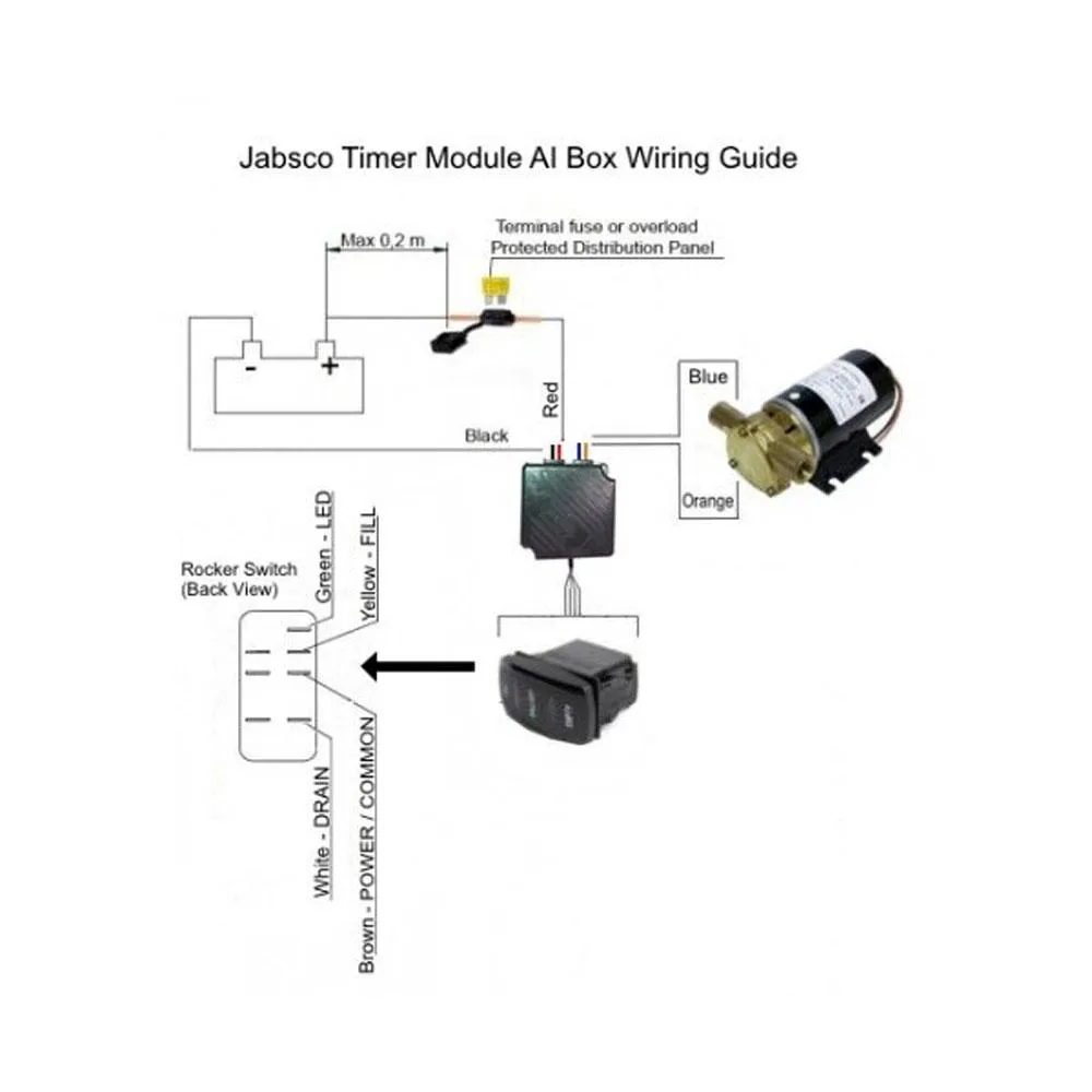 Ballast Pump Timer For Mastercraft Jabsco-18500-0520