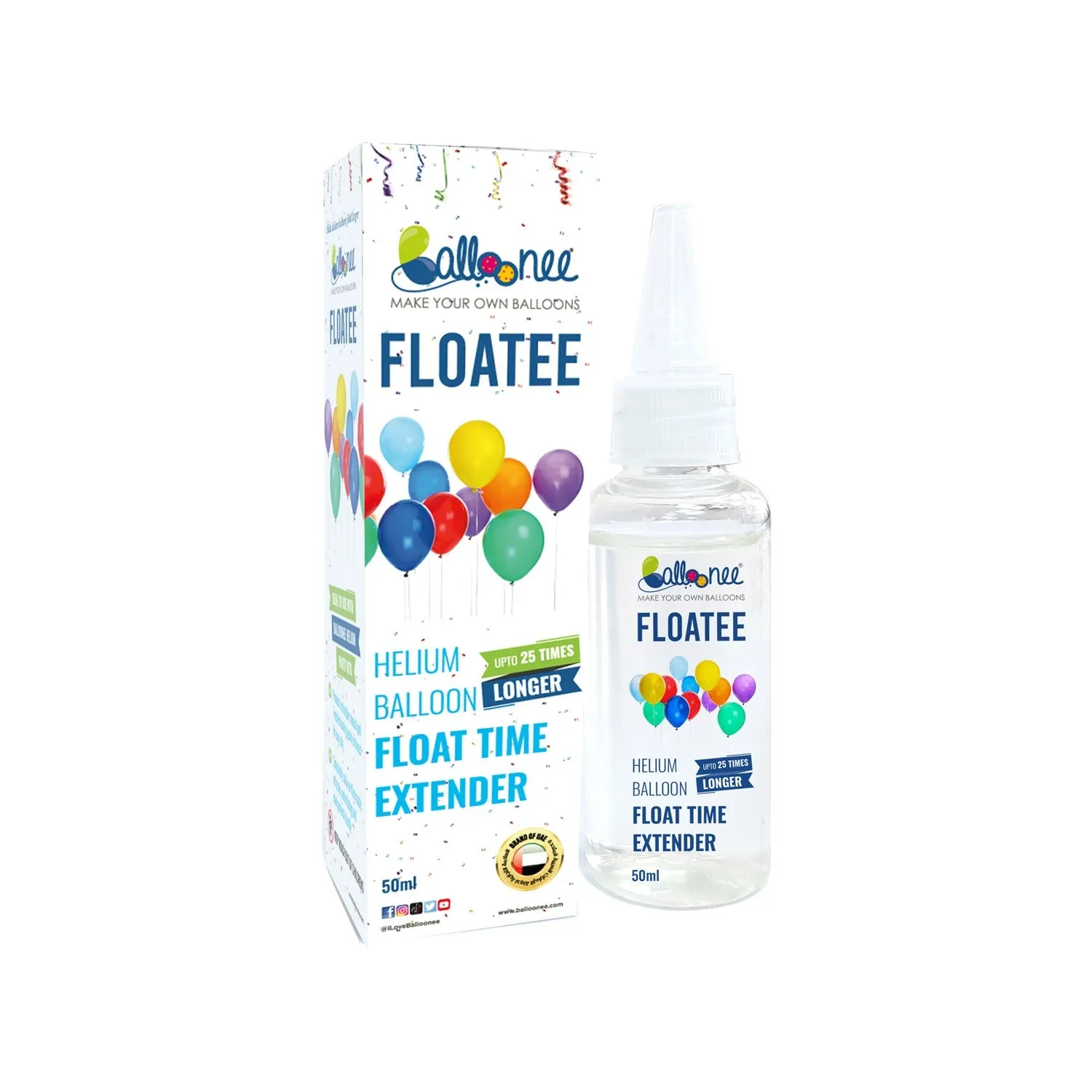 Balloonee® FLOATEE - Helium Balloons Float Time Extender 50ml