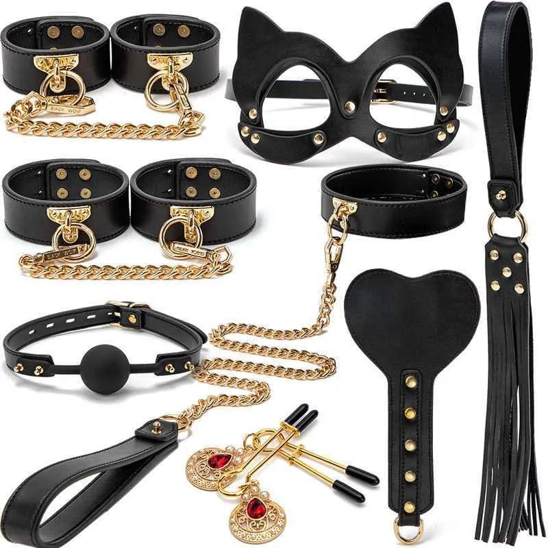 Bdsm Training Handcuffs and Leather Accessories in Stunning Gift Box