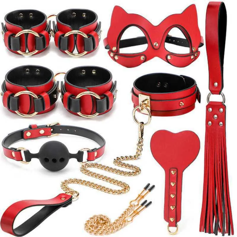 Bdsm Training Handcuffs and Leather Accessories in Stunning Gift Box