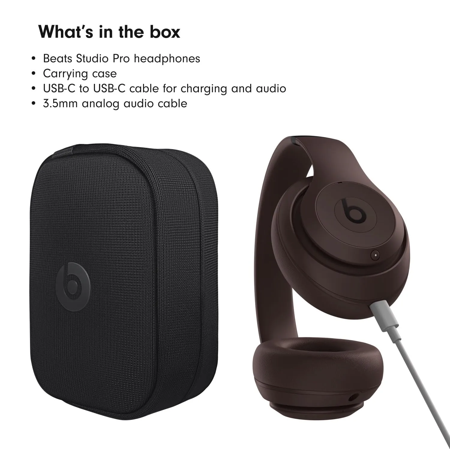 Beats Studio Pro with AppleCare  for Headphones (2 Years) - Deep Brown