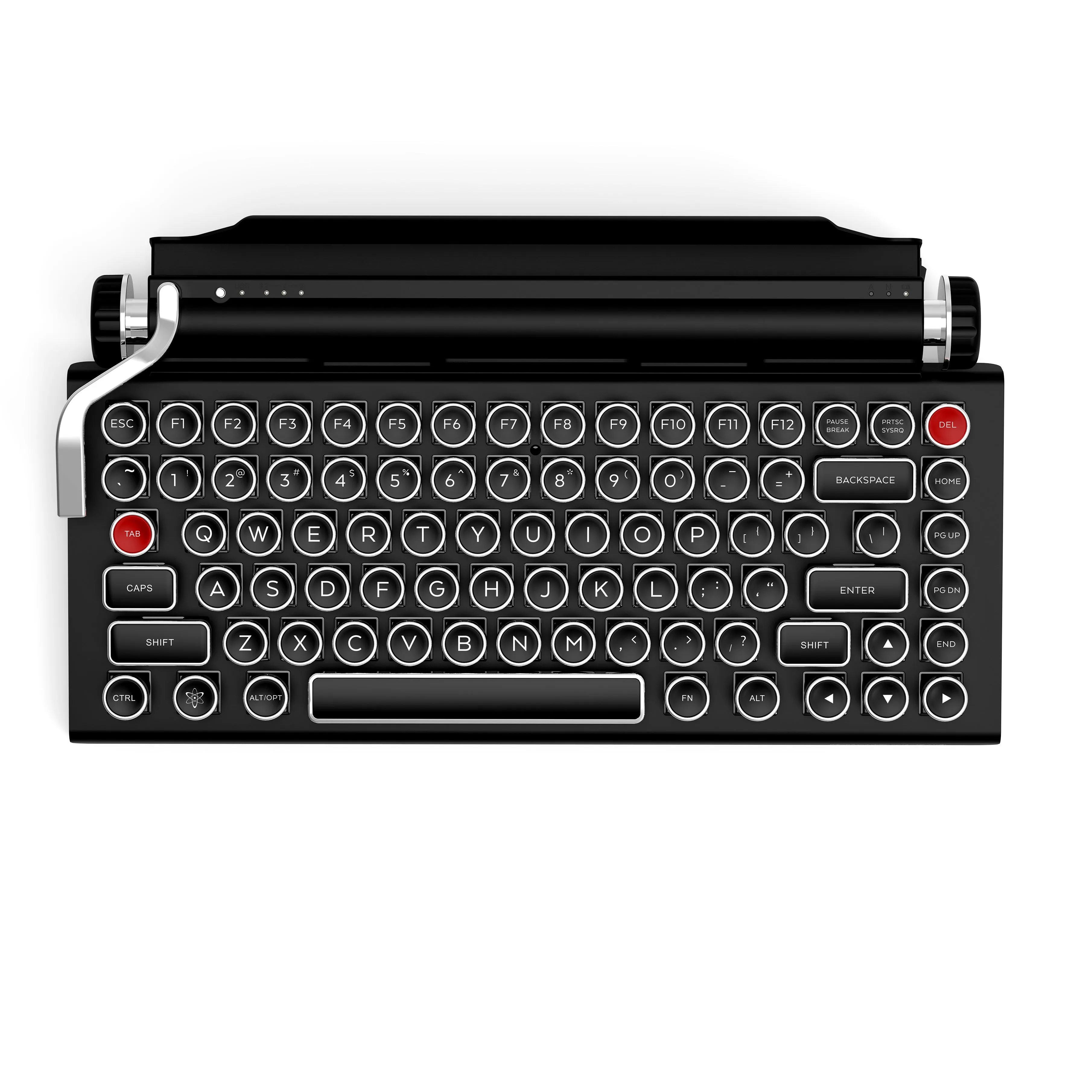 BLACK CHROME QWERKYWRITER® US Layout