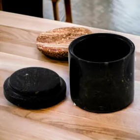 Black Marble Pill Box | Gifts Collection