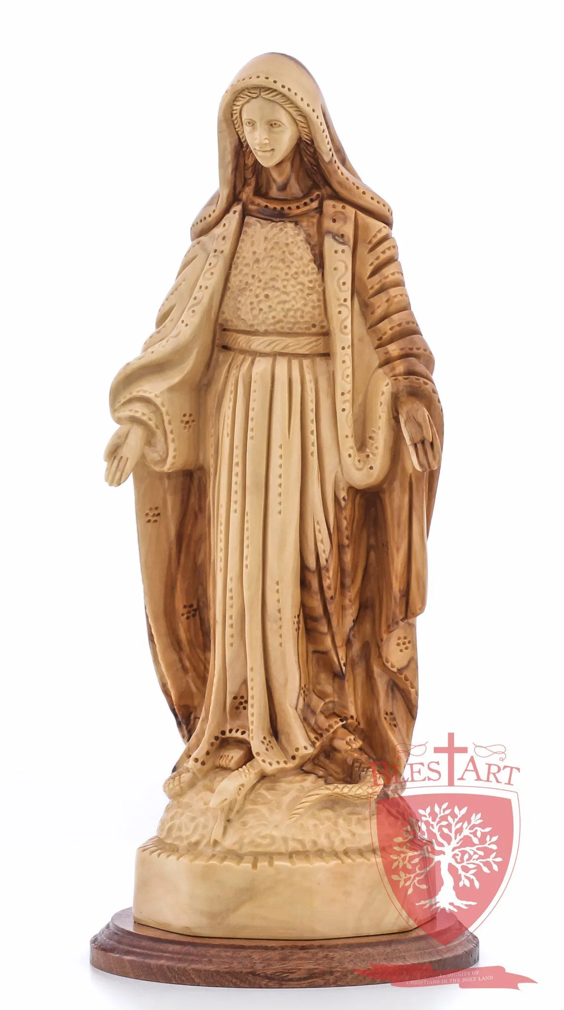 Blessed Mother Mary - Olive wood