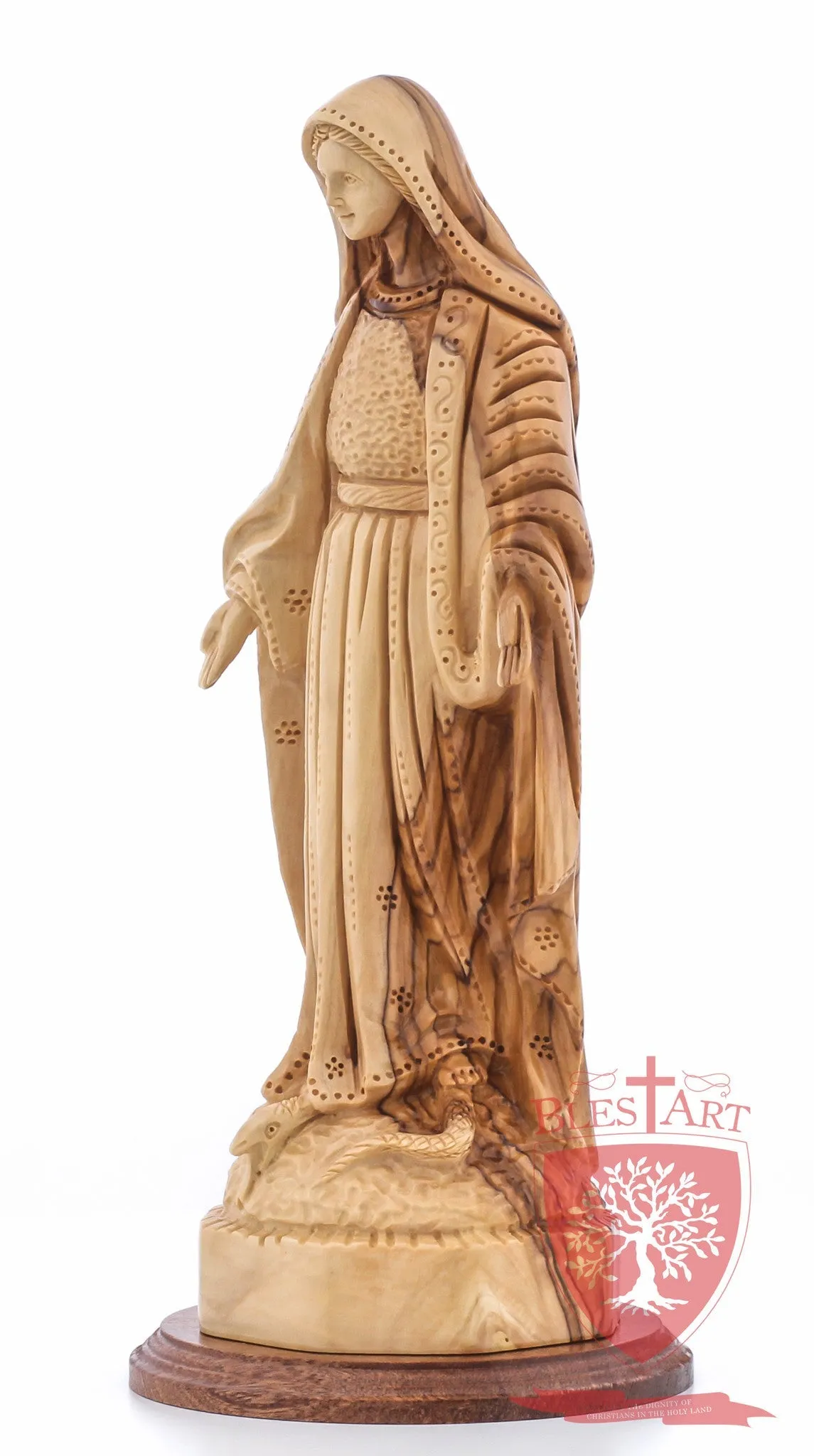 Blessed Mother Mary - Olive wood