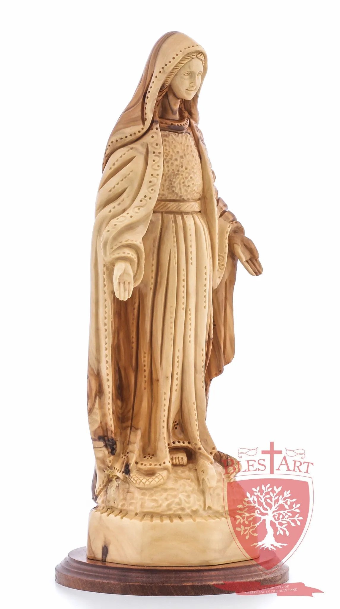 Blessed Mother Mary - Olive wood