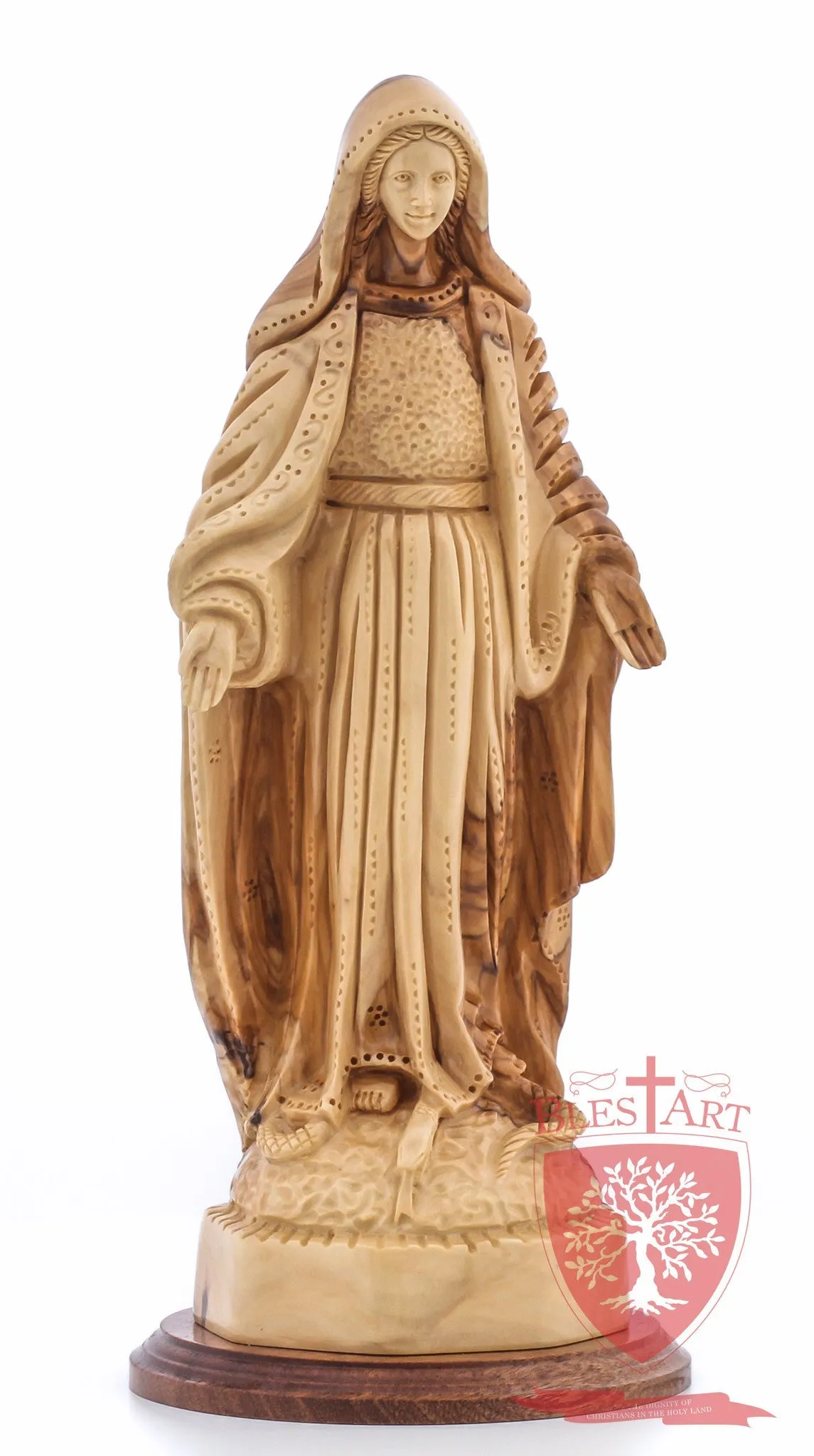 Blessed Mother Mary - Olive wood