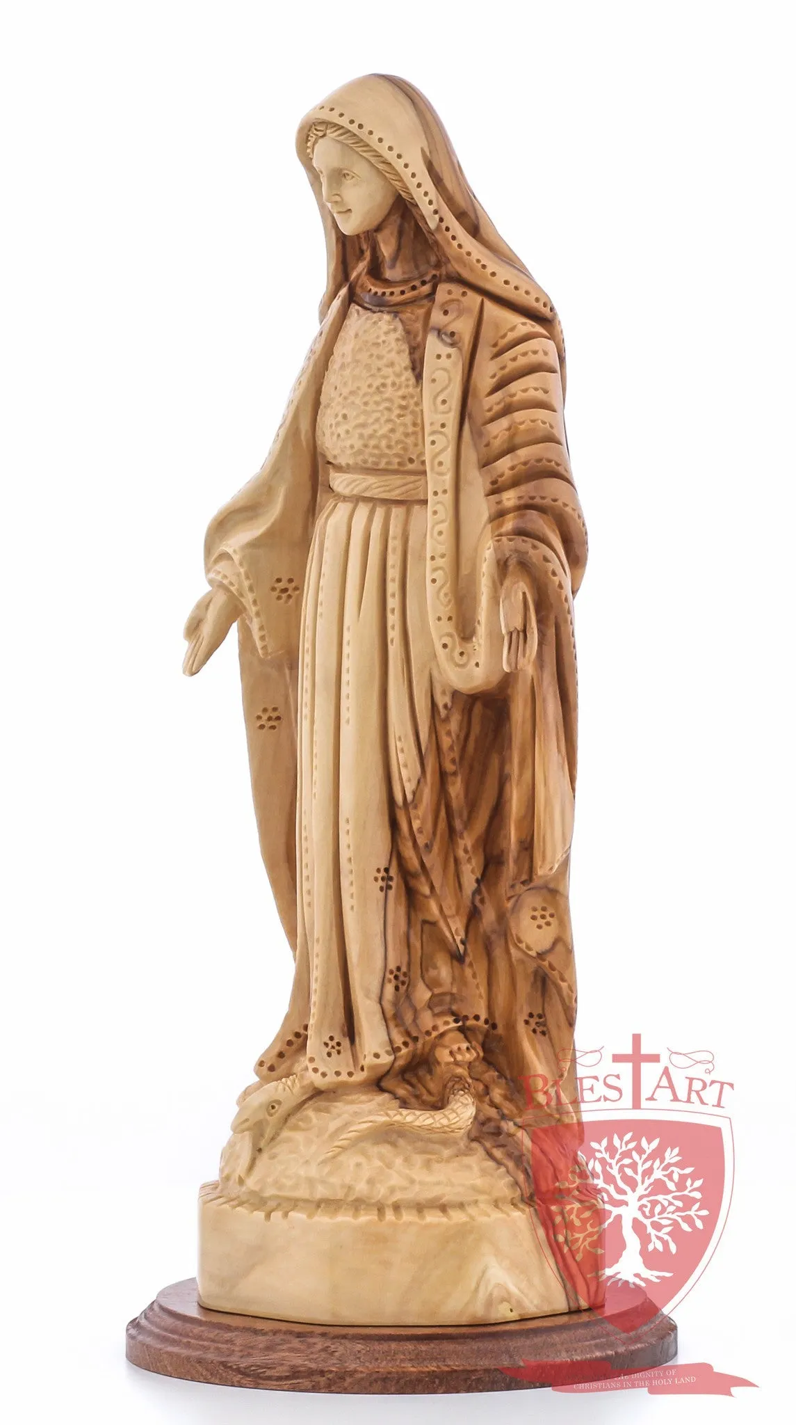 Blessed Mother Mary - Olive wood