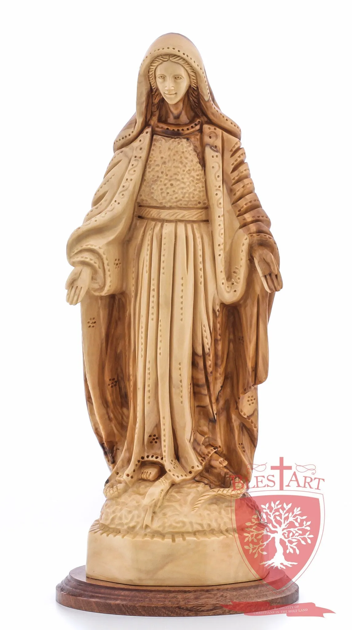 Blessed Mother Mary - Olive wood