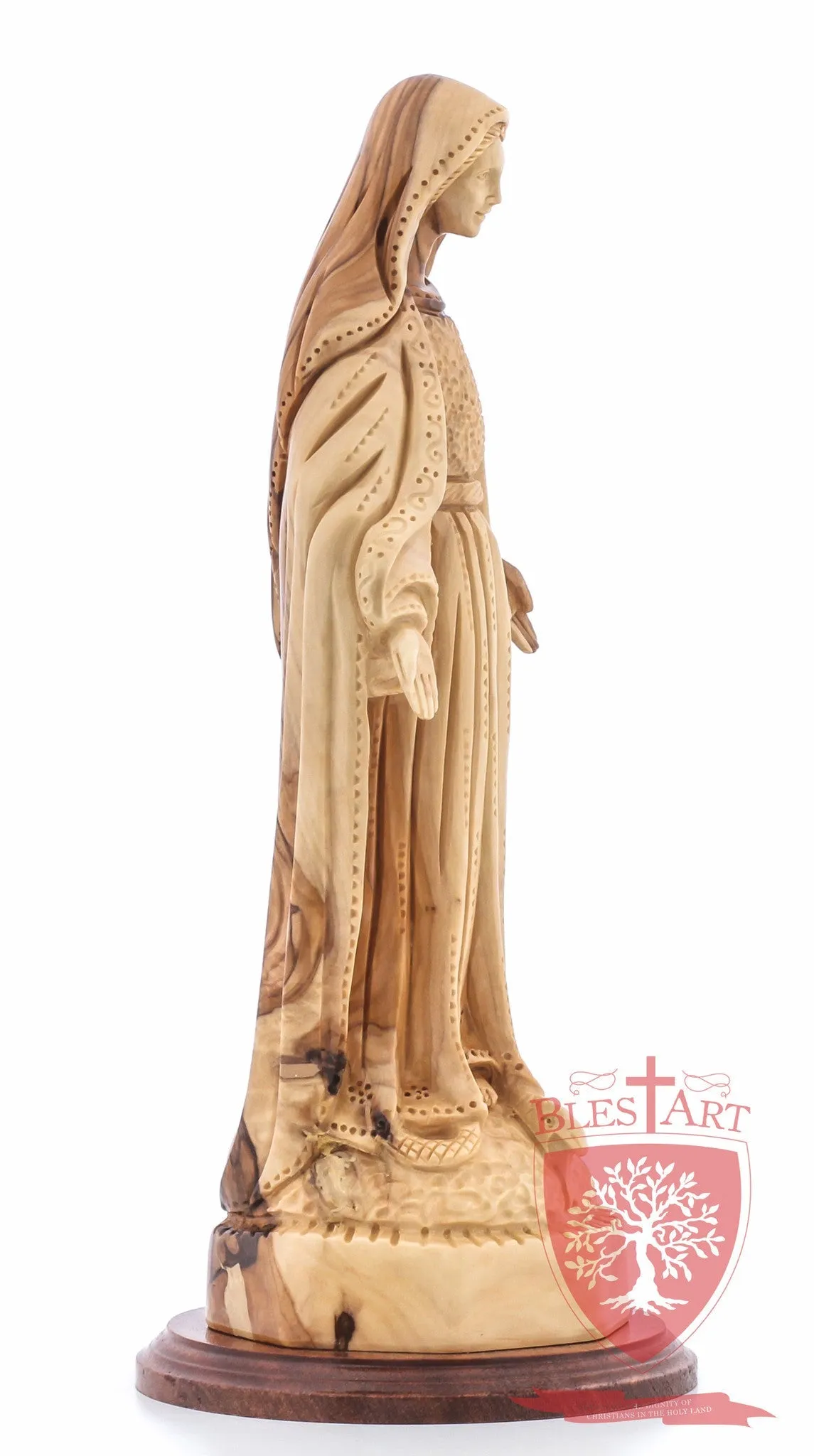 Blessed Mother Mary - Olive wood