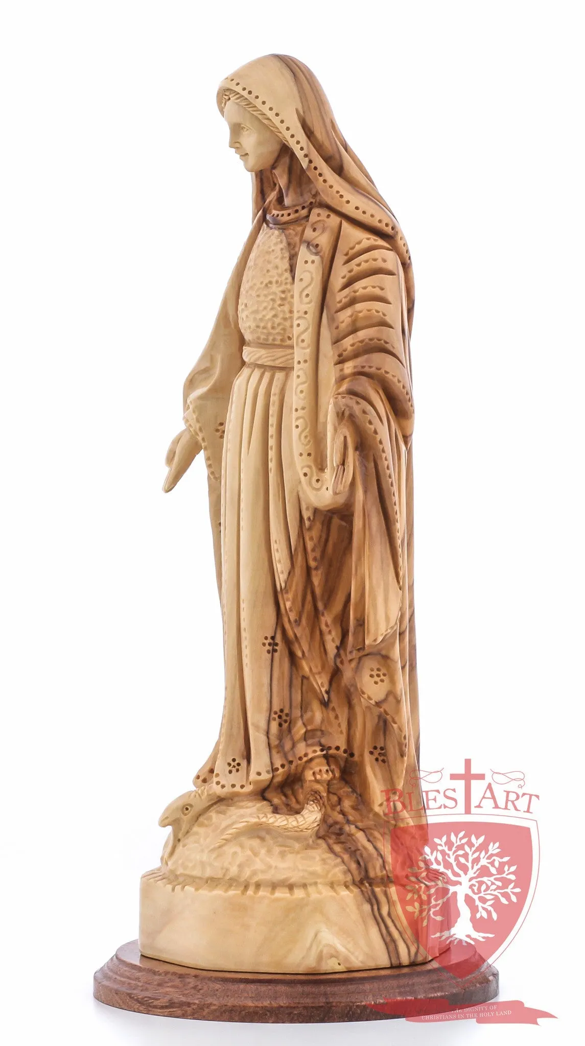 Blessed Mother Mary - Olive wood