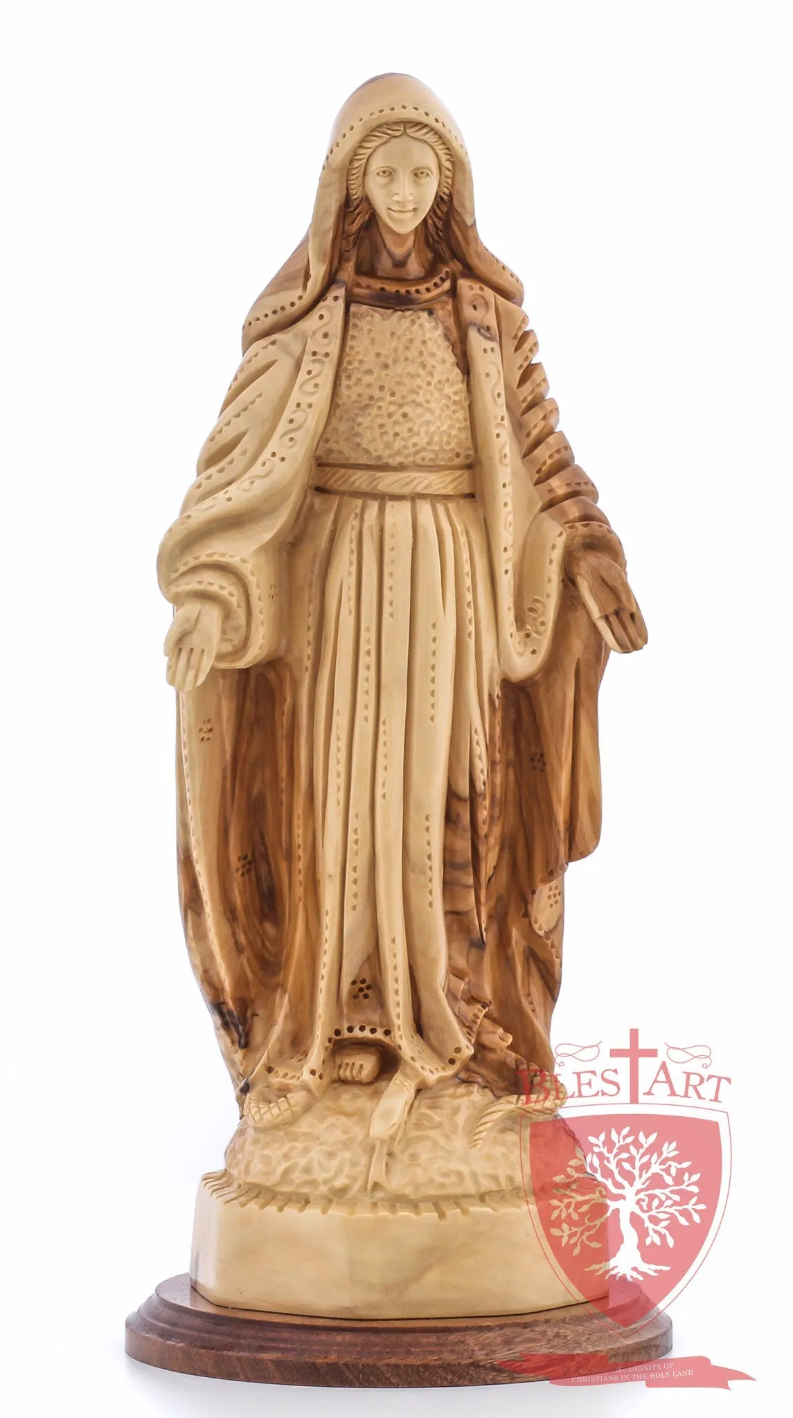 Blessed Mother Mary - Olive wood