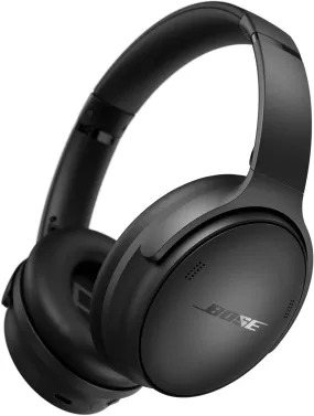 Bose QuietComfort SC Wireless Noise Cancelling Headphones, Bluetooth Over Ear Headphones with Up To 24 Hours of Battery Life, with Soft Case, Black