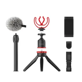 BOYA vlogger kit plus （BY-T1/BY-C12/BY-MM1 ) - Black