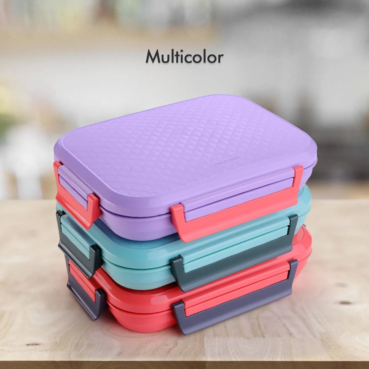 Break Time Lunch Box Steel Plate Multi Compartment Lunch Box Carry To All Type lunch In Lunch Box & Premium Quality Lunch Box ideal For Office , School Kids & Travelling Ideal