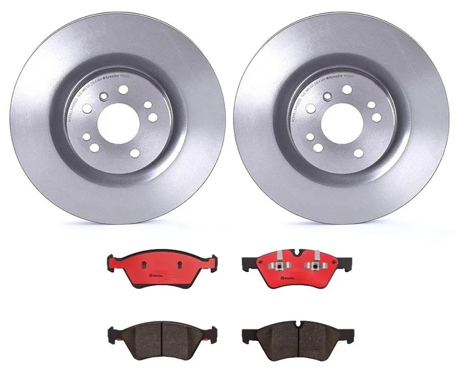 Brembo Disc Brake Pad and Rotor Kits KT00025