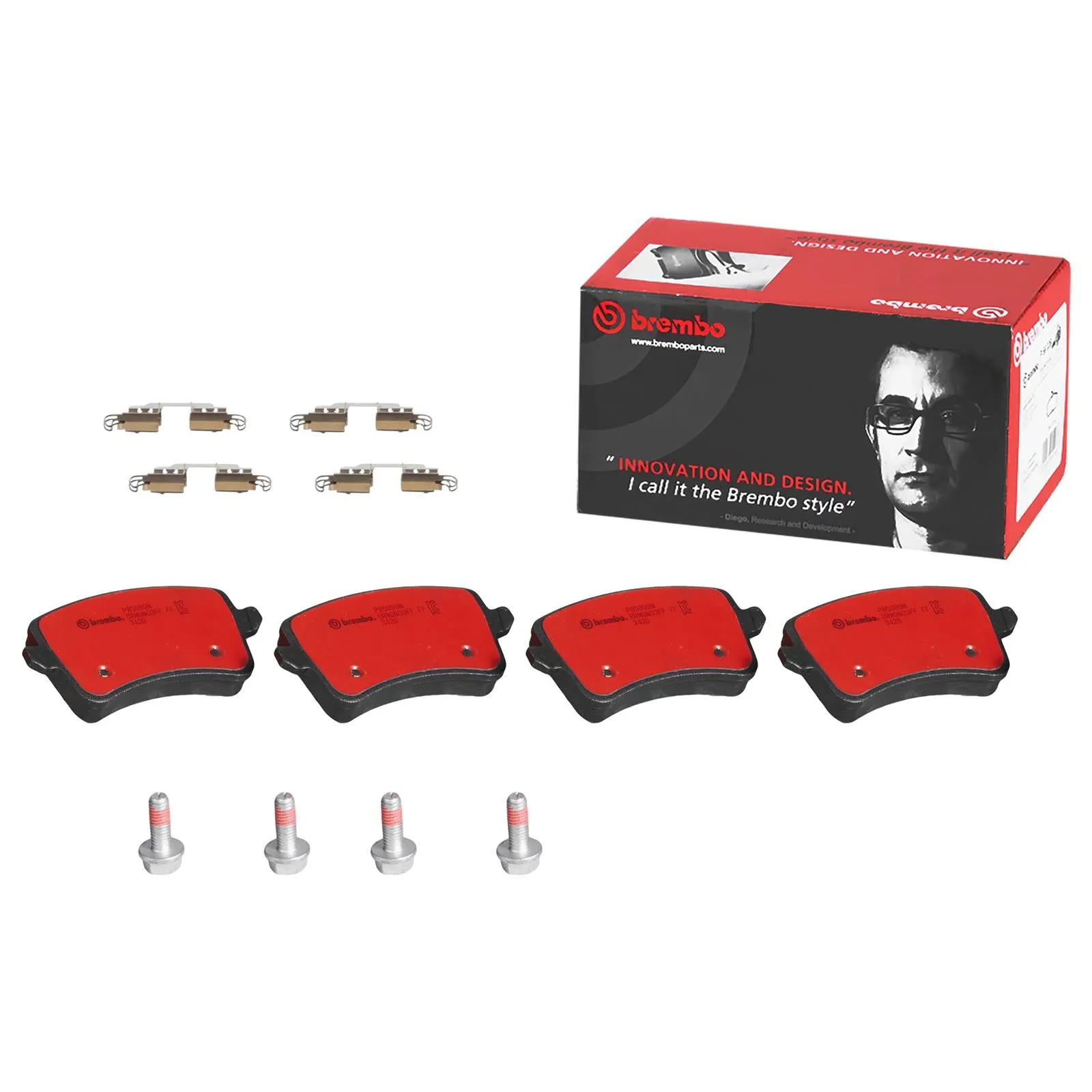 Brembo Disc Brake Pad and Rotor Kits KT00050