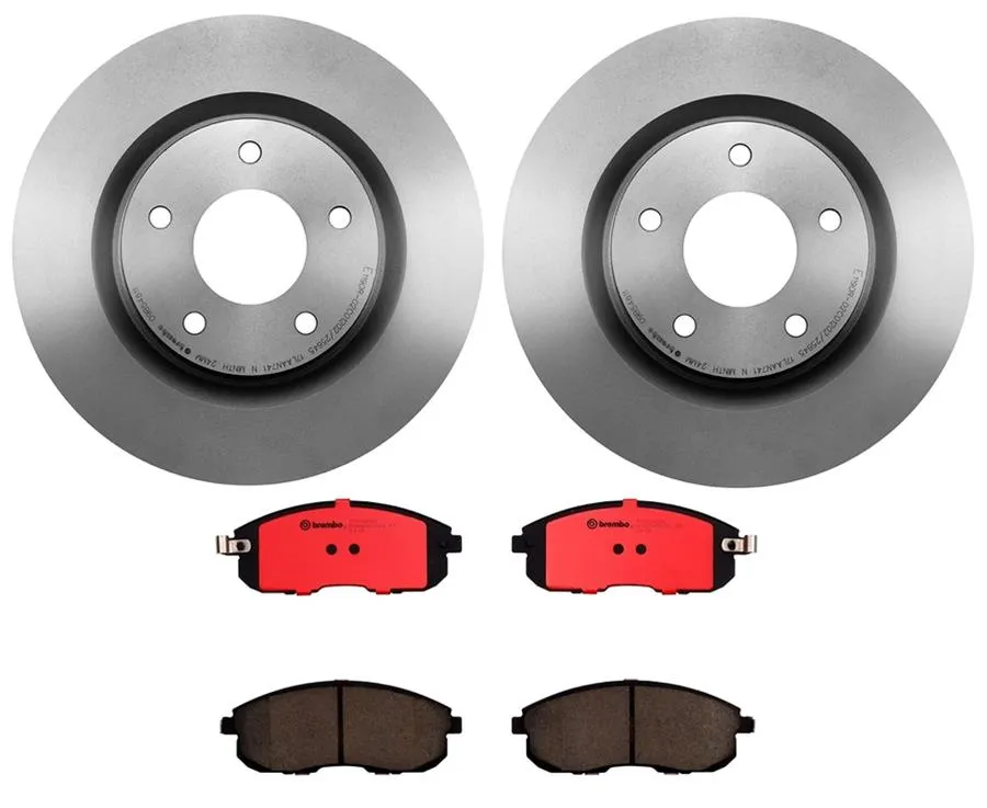 Brembo Disc Brake Pad and Rotor Kits KT00096