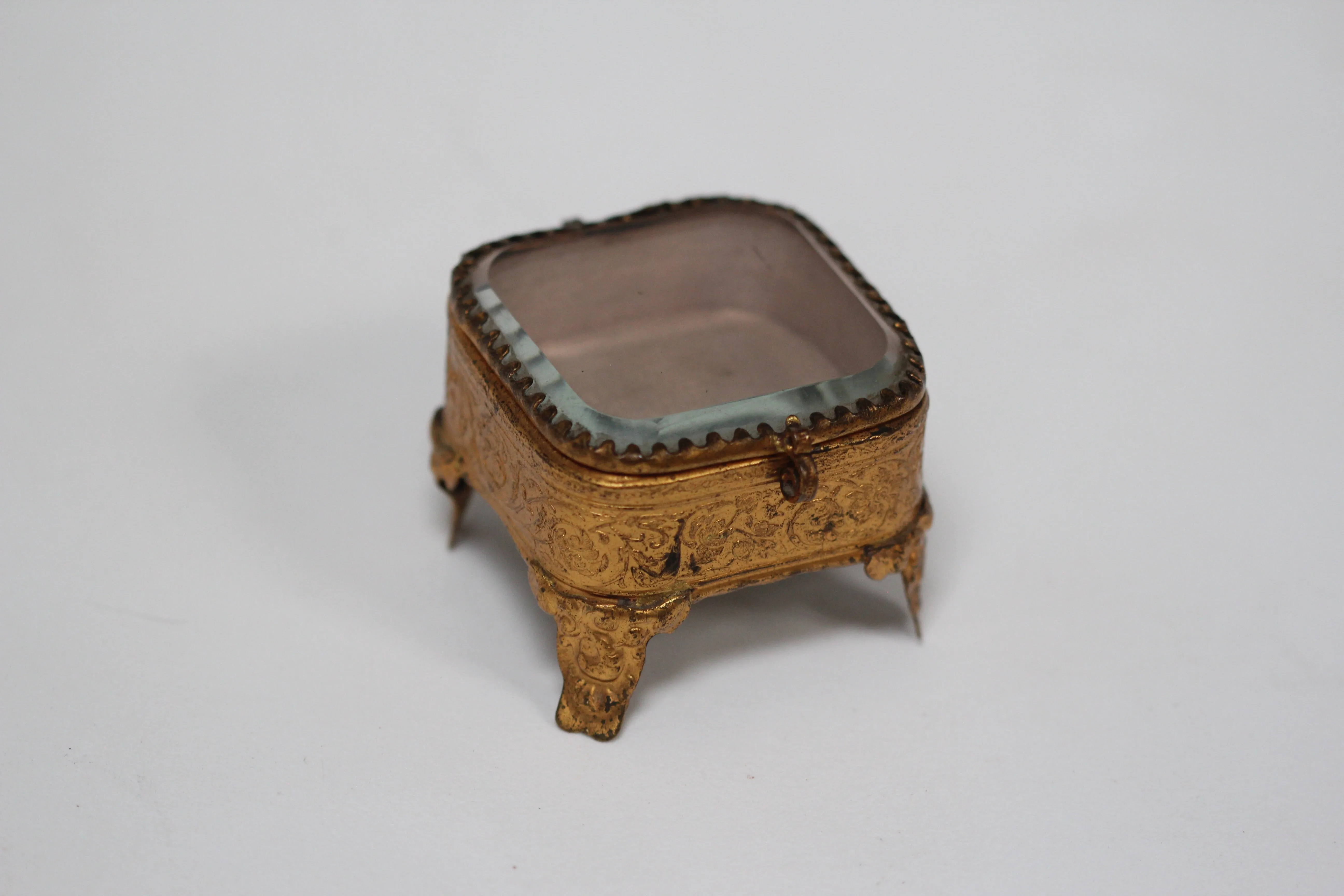 Bronze Victorian Jewelry Box