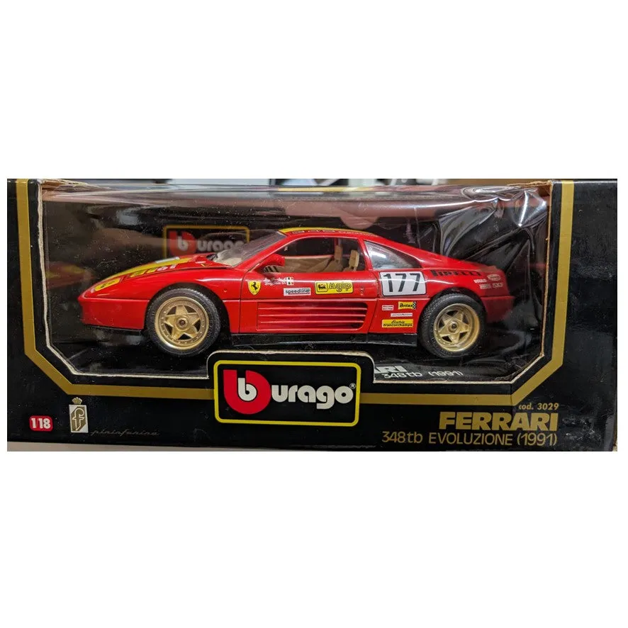 Burago, Ferrari 348tb Evoluzione (1991), 1:18 Scale Diecast Car