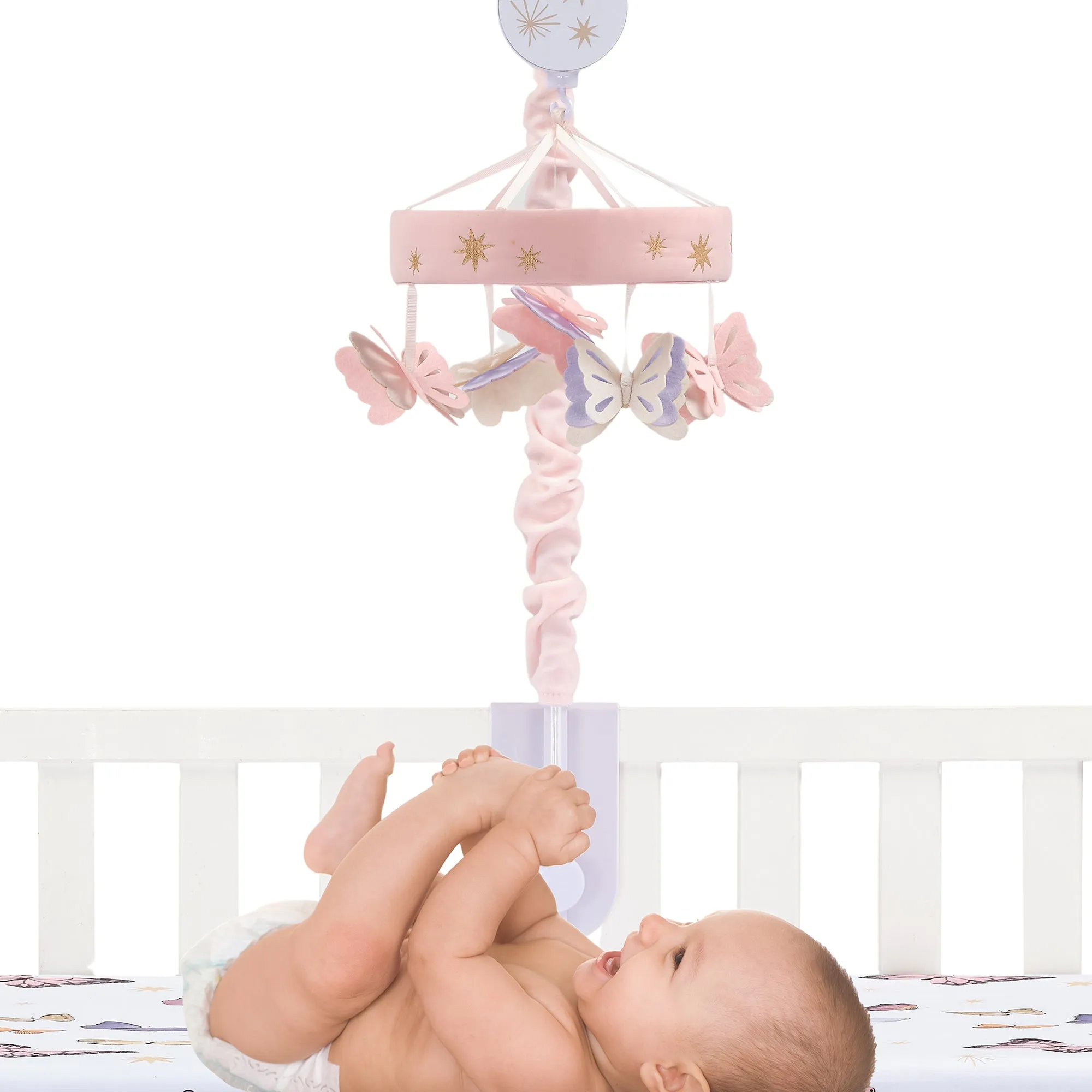 Butterfly Dreams Musical Baby Crib Mobile