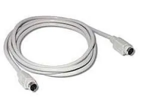 C2g Keyboard Cable - 6 Pin Ps-2 (m) - 6 Pin Ps-2 (f) - 10 Ft