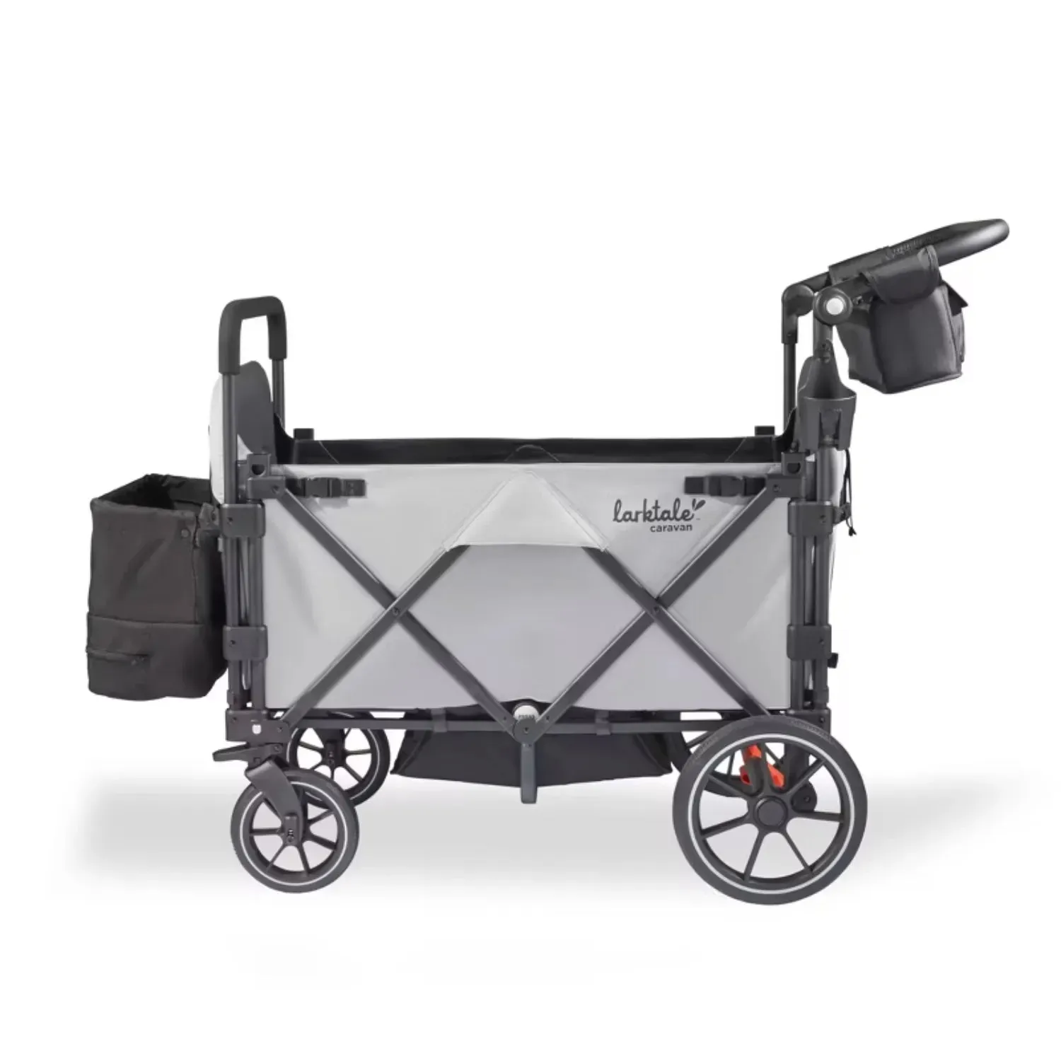 Caravan Quad 4-Seater Stroller Wagon - Grey