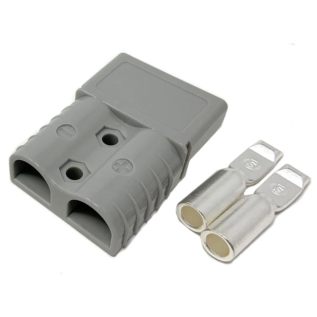 Charger Plug 120A Gray, 4Ga Contacts