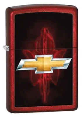 Chevy- Candy Apple Red Zippo Lighter