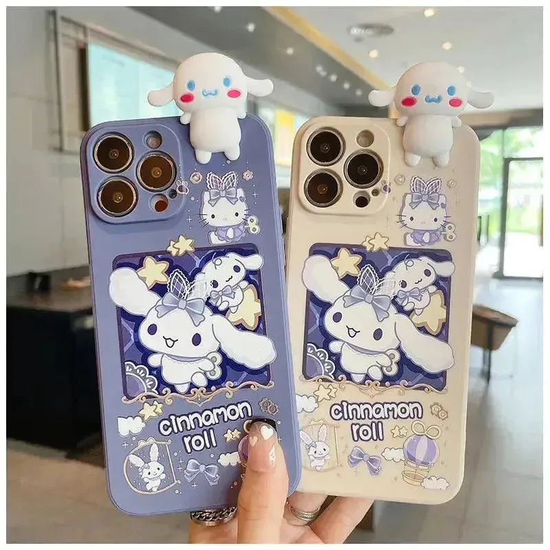 Cinnamoroll Makeup Mirror Case (For iPhones)