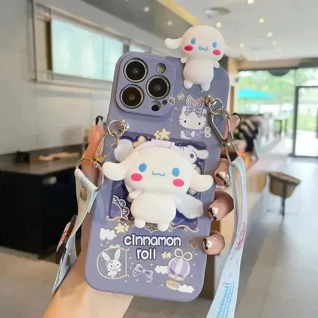 Cinnamoroll Makeup Mirror Case (For iPhones)