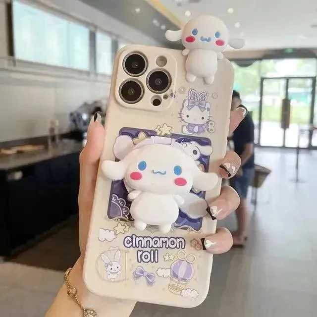 Cinnamoroll Makeup Mirror Case (For iPhones)