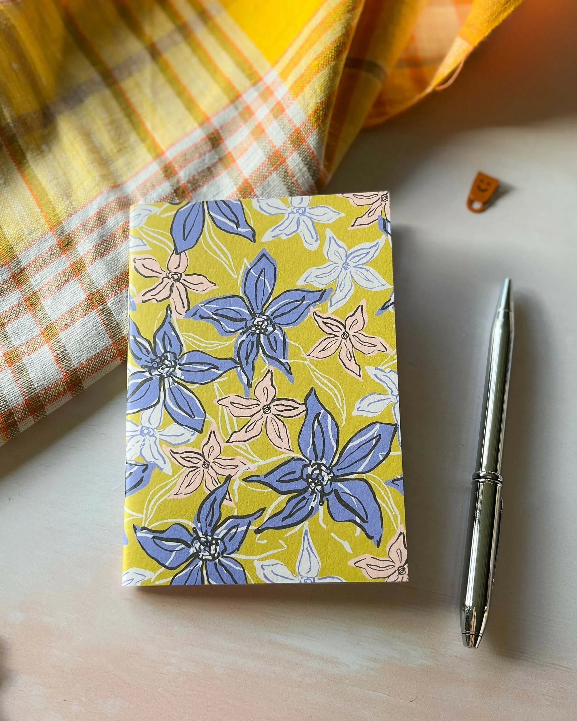 Clematis Flowers A6 Pocket Notebook Set