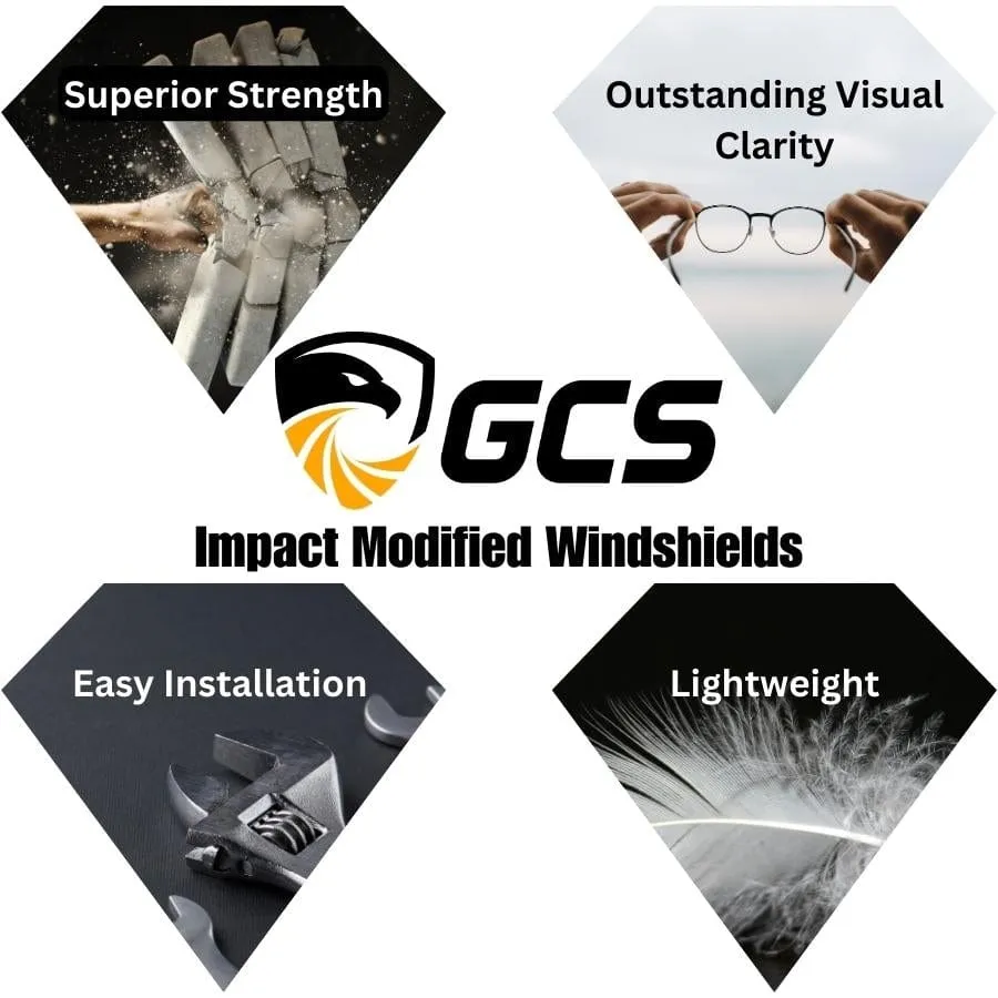 Club Car Windshield - GCS™ Impact Modified (Choose Model)