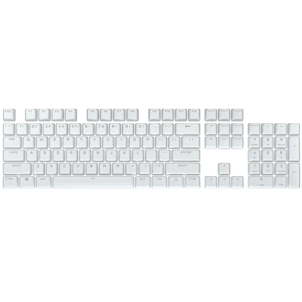 Corsair PBT DOUBLE-SHOT PRO Keycap Mod Kit - Arctic White CH-9911040-NA