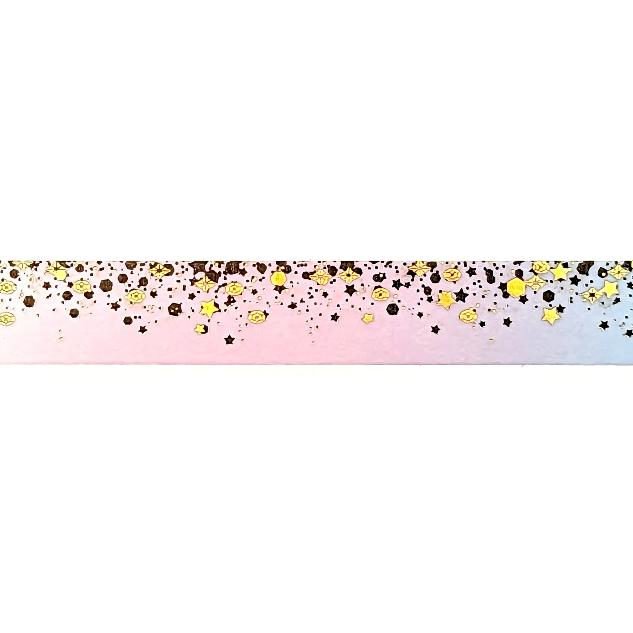 Couture Sequins Stardust washi (15mm   light gold holographic / light gold foil)