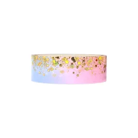 Couture Sequins Stardust washi (15mm   light gold holographic / light gold foil)