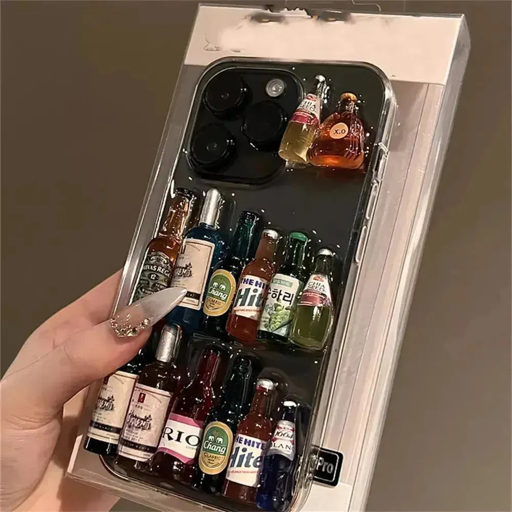 Creative Liquor Bottle Phone Case (For iPhones)