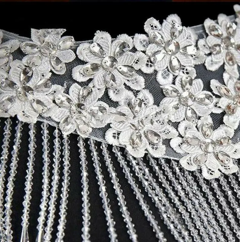 Crystals Wedding Neck Bolero for an Elegant Bridal Look