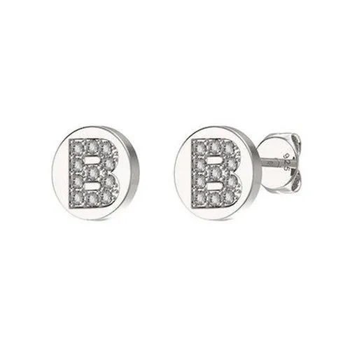 CZ Initial Earrings A - Z