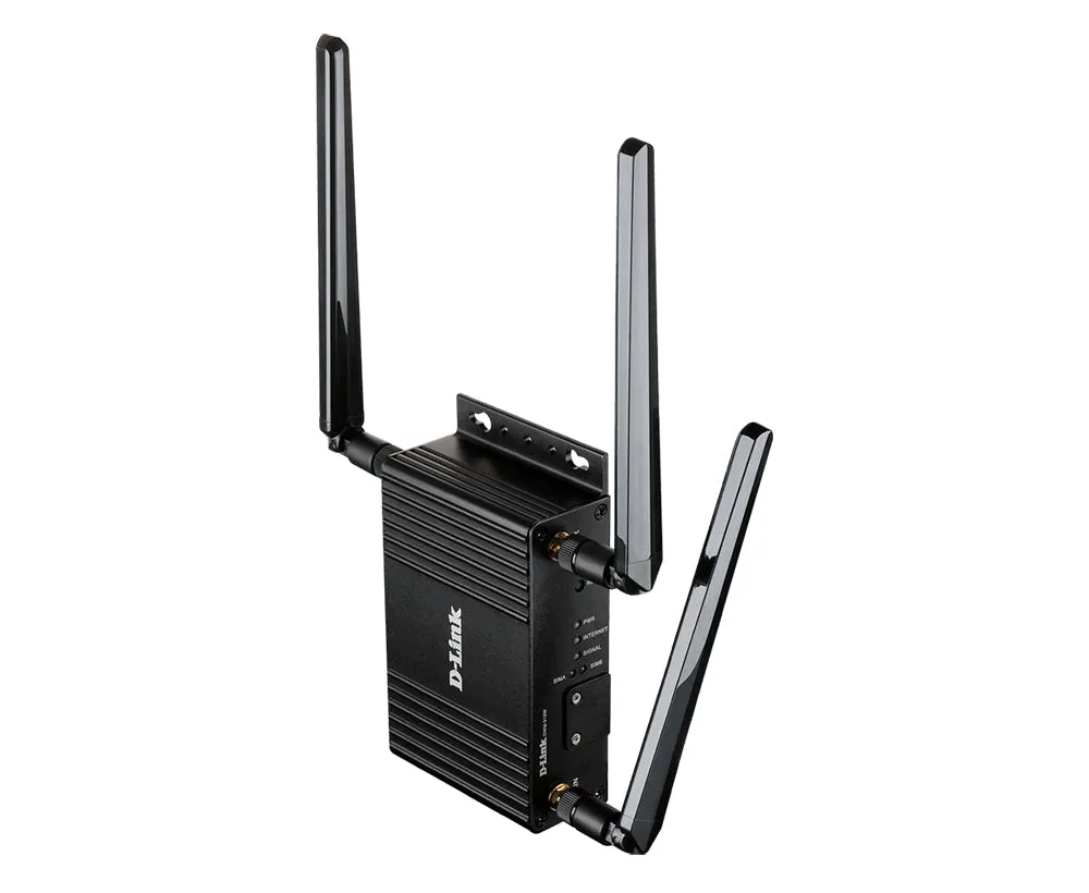 D-Link Dwm-312W - - Wireless Router - - Wwan - Wi-Fi - 2.4 Ghz - Din Rail Mountable, Wall-Mountable