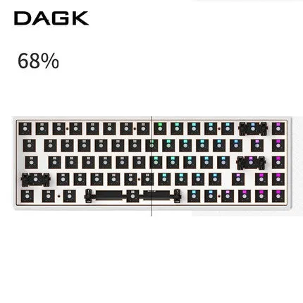 DAGK Aluminum Alloy 68pro Keyboard Kit (Renovation Keyboard, Good Condition, Not 1st Hand）